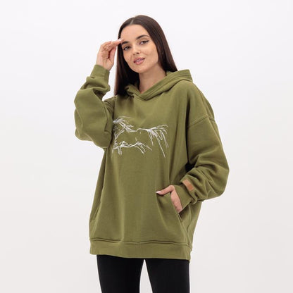 Olive Oversized Hoodie