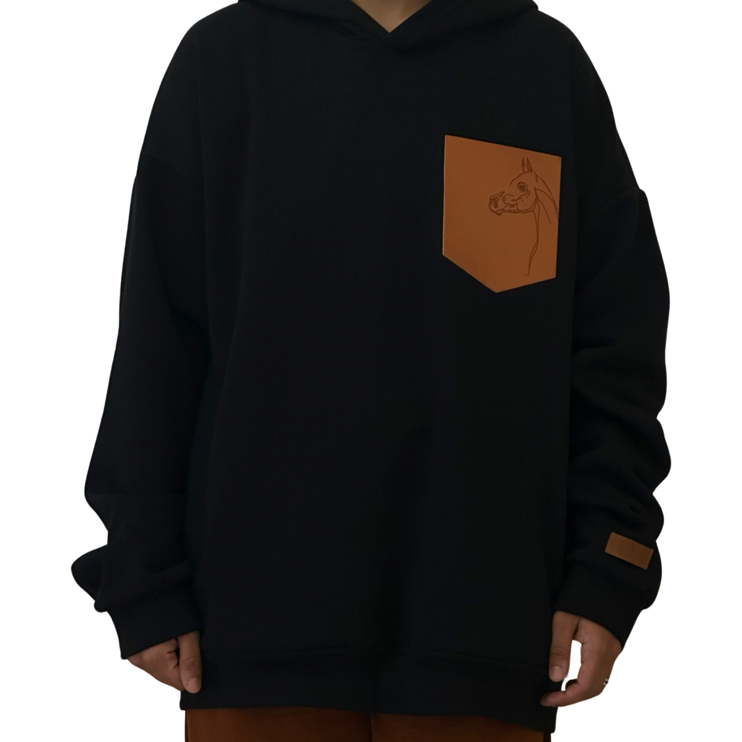 Black Oversized Hoodie