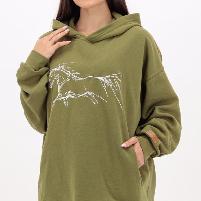 Olive Oversized Hoodie