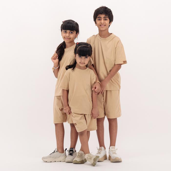 Beige Kids Set